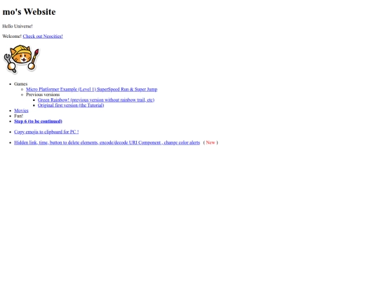 index screenshot