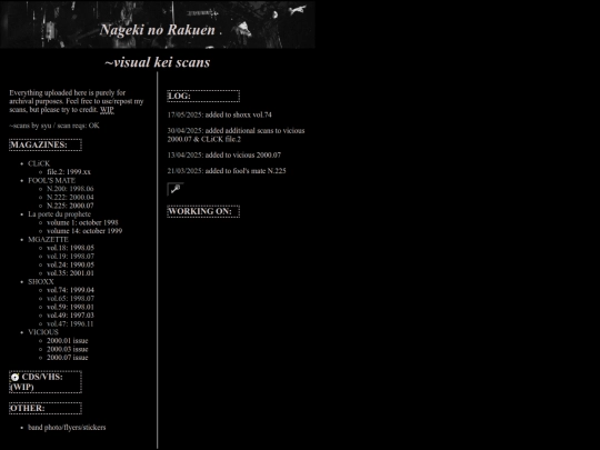 index screenshot