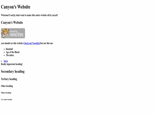index screenshot