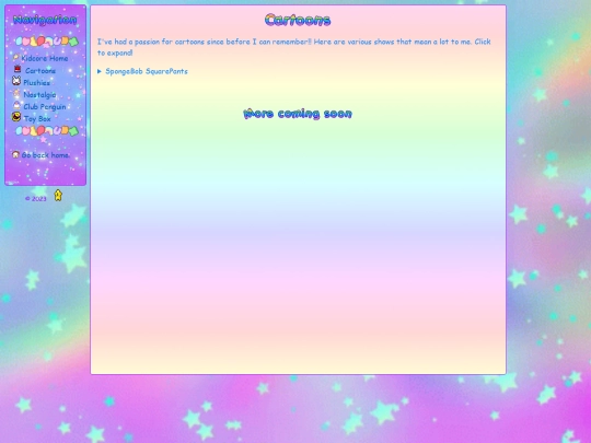 kidcore/cartoons screenshot