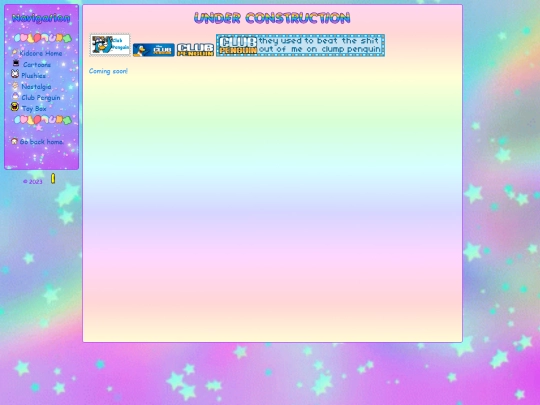 kidcore/clubpenguin screenshot