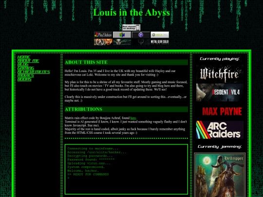 index screenshot