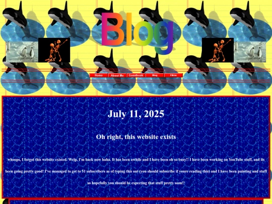 blog screenshot