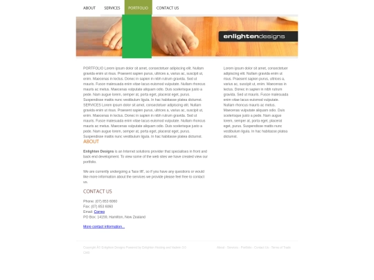 portfolio screenshot