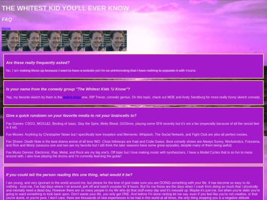 faq screenshot