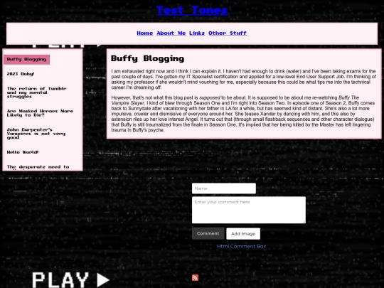 blogpage screenshot