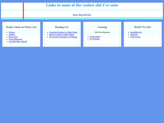 links screenshot