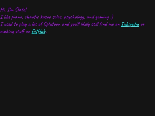 bio screenshot