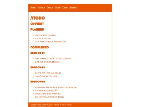 about/todo screenshot