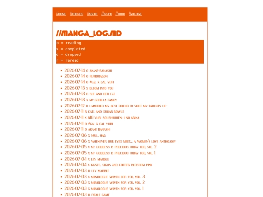 log/manga_log screenshot