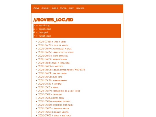 log/movies_log screenshot