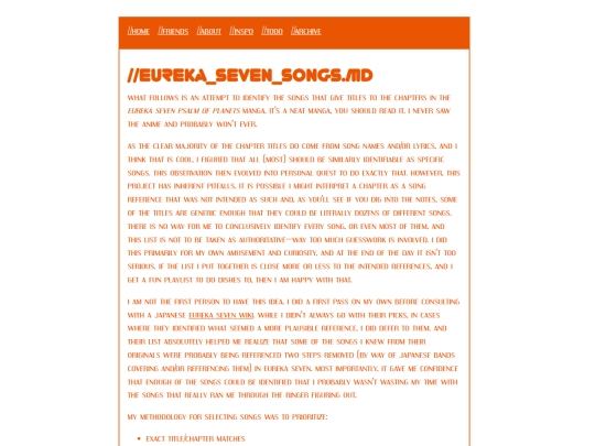 quarto/eureka_seven_songs screenshot
