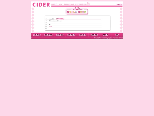 diary screenshot