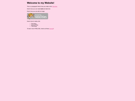 links screenshot