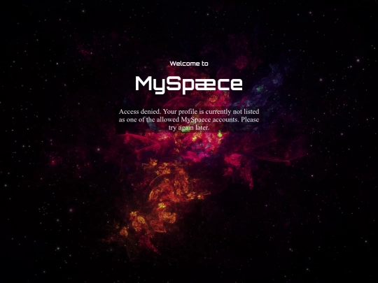 BookAd/myspaeceError screenshot
