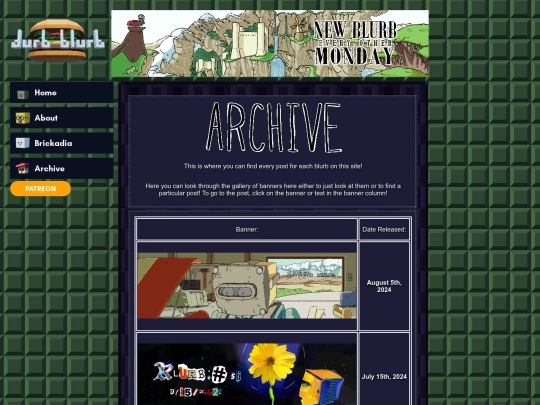 archive screenshot