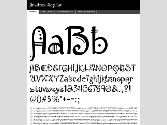 entregaOp2/fonts/amadeus-demo screenshot