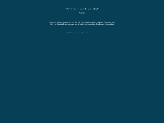 thisisthelilyvalley screenshot
