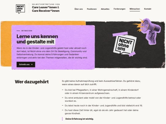 mitmachen screenshot