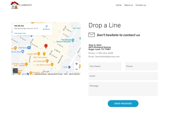 contact-us screenshot