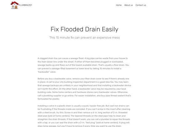 fix-flooded-drain-plumbing screenshot