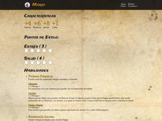 ARG/ficha_mario screenshot