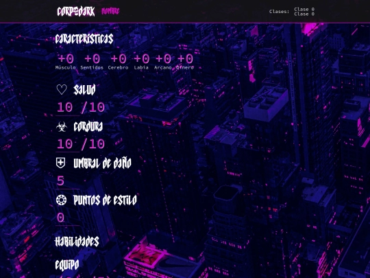 Corpodark/ficha_general screenshot