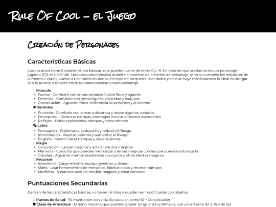 ruleOfCool_Reglas screenshot