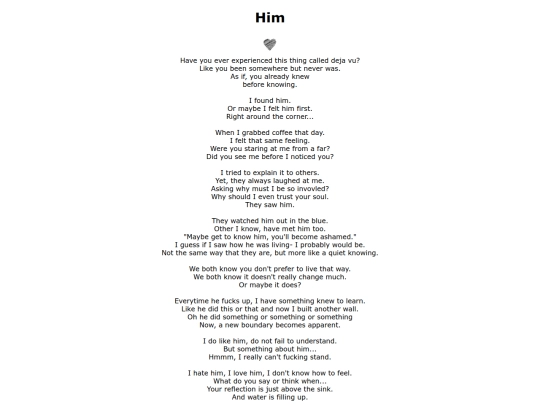 poems/him screenshot