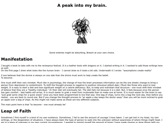 thoughts/thoughts screenshot