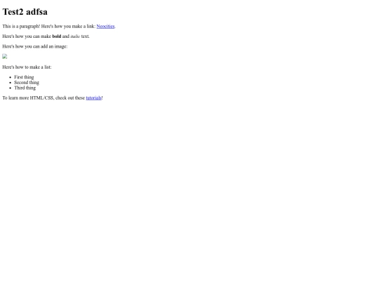 blogs/test2 screenshot