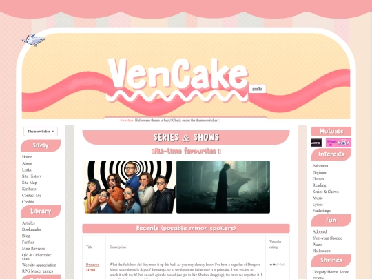 series&shows screenshot