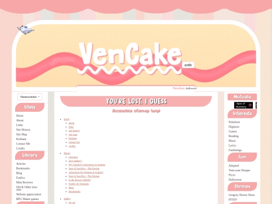 sitemap screenshot