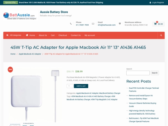 45w-macbook-t-tip-ac-adapter screenshot