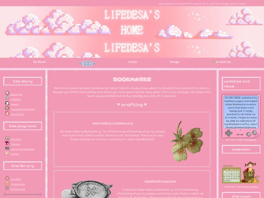 bookmarks screenshot