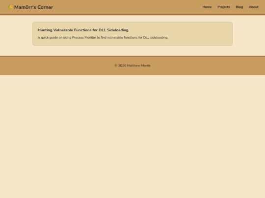 blog screenshot
