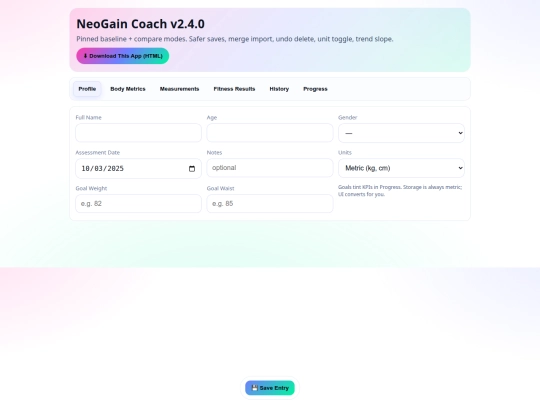 neogain screenshot