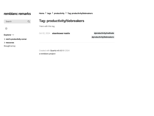 tags/productivity/tiebreakers screenshot