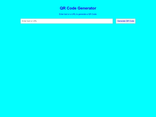 Qr code genarator/or code gnrator  screenshot