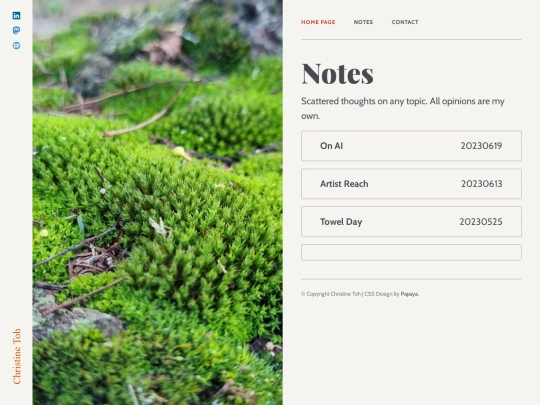 notes screenshot