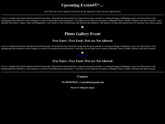event/event screenshot