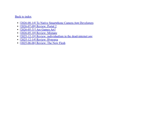 blog/archive screenshot