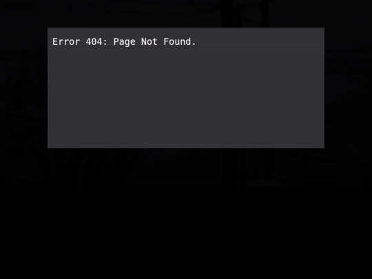not_found screenshot