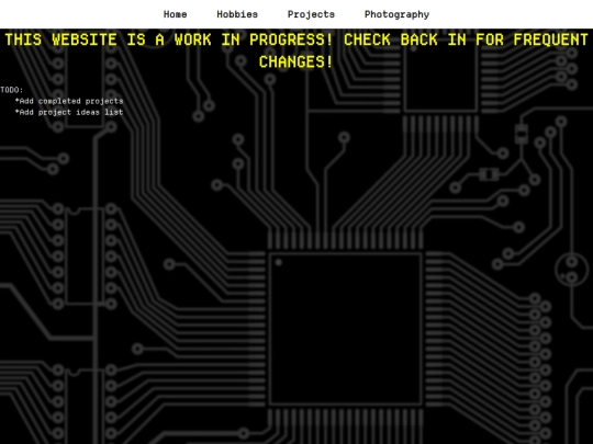 projects screenshot