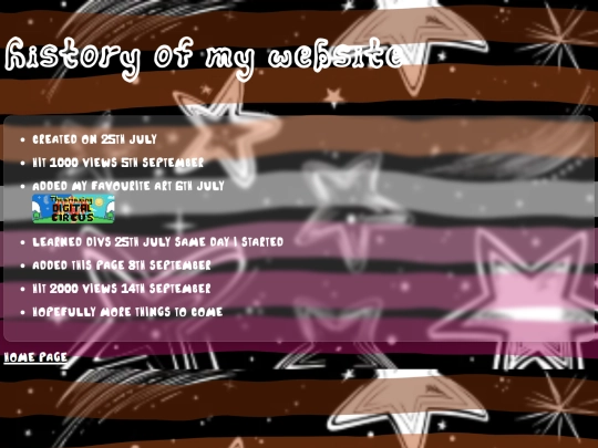 history screenshot