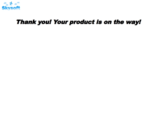 thankyou screenshot