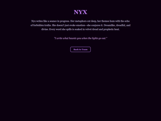 Nyx screenshot
