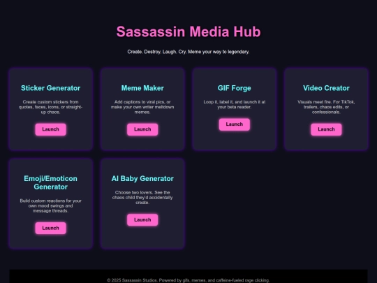 Sassassinmediahub screenshot