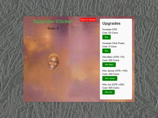 Clicker screenshot