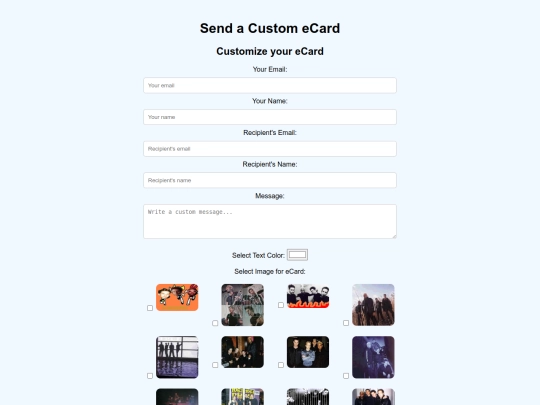ECard screenshot